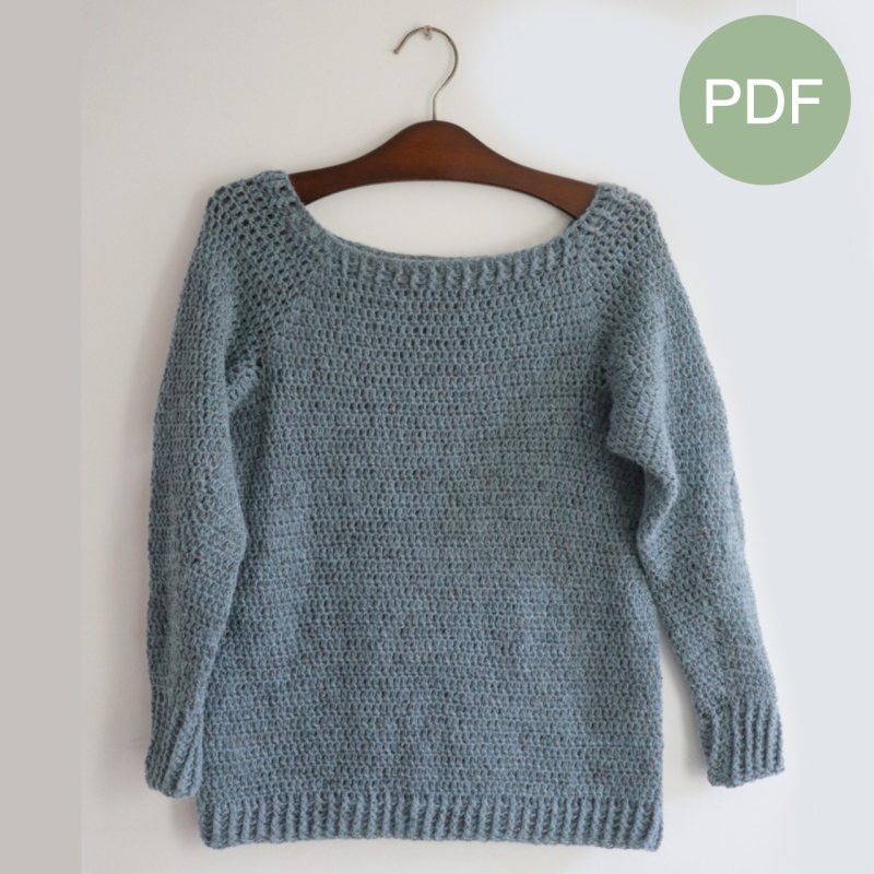 Ijsvogel Trui S-XXL PDF Patroon